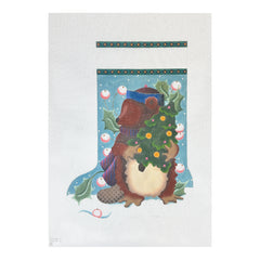 Melissa Shirley Designs Beaver Stocking Needlepoint Canvas