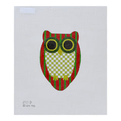 Melissa Shirley Designs Checkered Owl Needlepoint Canvas