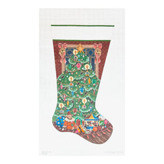 Melissa Shirley Designs Circus Tree Stocking Needlepoint Canvas