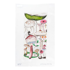 Melissa Shirley Designs Green Mushroom Needlepoint Canvas