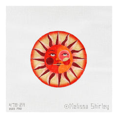 Melissa Shirley Designs Monocle Sun Needlepoint Canvas