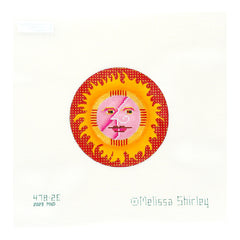 Melissa Shirley Designs Pink Sun Needlepoint Canvas