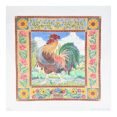Melissa Shirley Designs Rooster Needlepoint Canvas