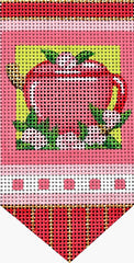 Melissa Shirley Designs Teapot Banner Needlepoint Canvas