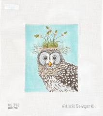 Melissa Shirley Designs Vicki Sawyer Lucy Owl Needlepoint Canvas