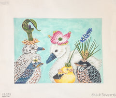 Melissa Shirley Designs Vicki Sawyer Spring Party Needlepoint Canvas