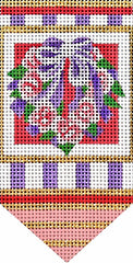 Melissa Shirley Designs Wreath Banner Needlepoint Canvas