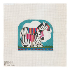 Melissa Shirley Designs Zebras with Blankets Needlepoint Canvas