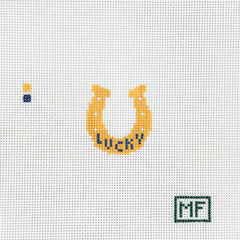 MF Needlepoint Mini Lucky Horseshoe Needlepoint Canvas