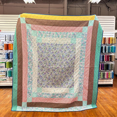 Mid Century Vintage Quirky Mix Patchwork Quilt