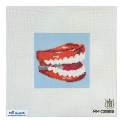 Tilli Tomas Misty Morrow Chomp Teeth Needlepoint Canvas