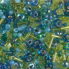 Miyuki Multi Bead Mix - Electric Blue Lagoon