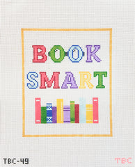 Mopsey Designs The Book Canvas Book Smart E-Reader Cover Needlepoint Canvas
