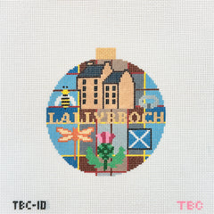 Mopsey Designs The Book Canvas: Lallybroch Needlepoint Canvas