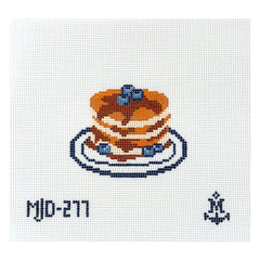 Morgan Julia Designs Blueberry Pancakes Needlepoint Canvas