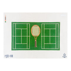 Morgan Julia Designs Seeing Doubles Clutch Needlepoint Canvas