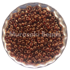 Murasaki Glass Seed Beads Size 15 - 319F Dark Topaz Luster
