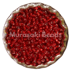 Murasaki Glass Seed Beads Size 11 - 11 Light Red