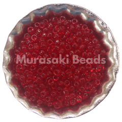Murasaki Glass Seed Beads Size 11 - 141 Dark Ruby