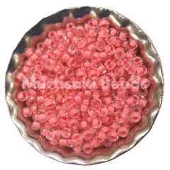 Murasaki Glass Seed Beads Size 11 - 265A Salmon Iridescent