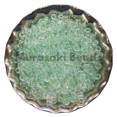 Murasaki Glass Seed Beads Size 11 - 268A Mint Iridescent