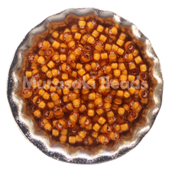 Murasaki Glass Seed Beads Size 11 - 327N Topaz Pumpkin
