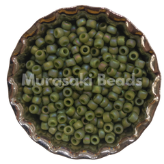 Murasaki Glass Seed Beads Size 15 - 1632 Honeydew Matte Iridescent
