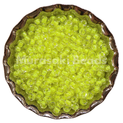 Murasaki Glass Seed Beads Size 15 - 206C Yellow Neon