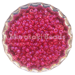 Murasaki Glass Seed Beads Size 15 - 299I Rose Iridescent