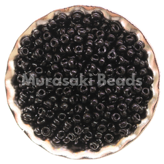 Murasaki Glass Seed Beads Size 15 - 401 Black