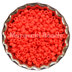 Murasaki Glass Seed Beads Size 15 - 406 Dark Orange