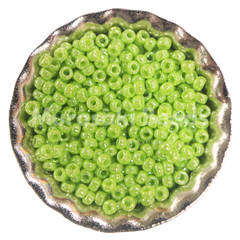 Murasaki Glass Seed Beads Size 15 - 431A Lime Green Luster