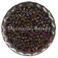Murasaki Glass Seed Beads Size 15 - 648 Smoke Topaz Iridescent