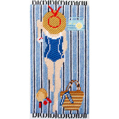 Needlepoint To Go Nantucket Sunbather Needlepoint Canvas