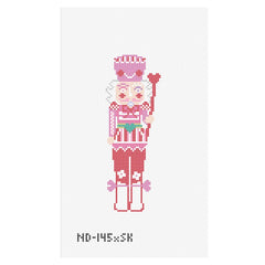 Nash And Daughters Needlepoint Sara Kay Small Nutcracker Needlepoint Canvas - Red