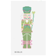 Nash And Daughters Needlepoint Sara Kay Large Nutcracker Needlepoint Canvas - Green