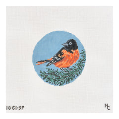 Needle Crossings Baltimore Oriole Needlepoint Canvas