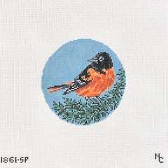 Needle Crossings Baltimore Oriole Needlepoint Canvas