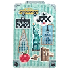 Needlepoint to Go New York City Globe Trotter Needlepoint Canvas