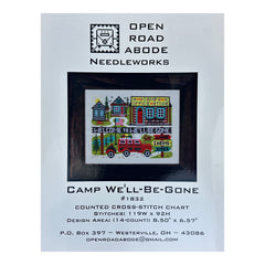 Open Road Abode Needleworks Camp We'll Be Gone Cross Stitch Pattern