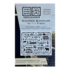 Open Road Abode Needleworks Camper Sampler No 1 Cross Stitch Pattern