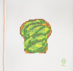 Oz Needle and Thread Avocado Toast Needlepoint Canvas