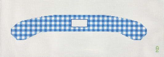 Oz Needle And Thread Blue Gingham Hanger Needlepoint Canvas