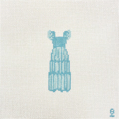 Oz Needle and Thread Blue Nap Dress Needlepoint Canvas