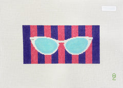 Oz Needle and Thread Midge Glasses Case Needlepoint Canvas