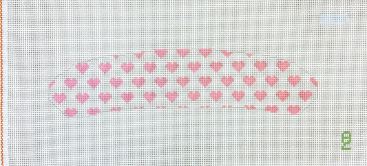 Oz Needle and Thread Pink Heart Baby Hanger Needlepoint Canvas