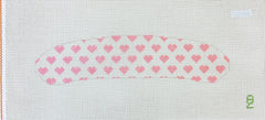 Oz Needle and Thread Pink Heart Baby Hanger Needlepoint Canvas