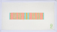 Oz Needle and Thread Pink Ticking Fob Needlepoint Canvas