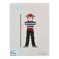 Painted Pony Designs Petei Gondolier Needlepoint Canvas