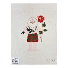 Painted Pony Designs Petei Hawaiian Santa Needlepoint Canvas